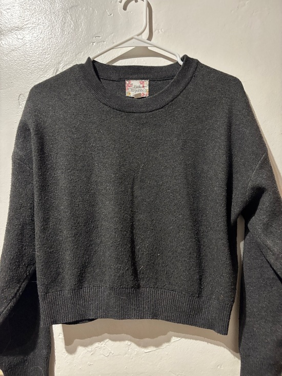 Pink Republic Sweaters - Pink Republic Black Crewneck Sweater